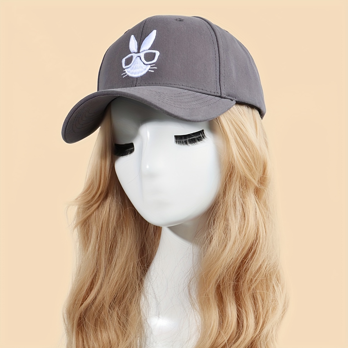 Bad Rabbit Embroidered Baseball Adjustable Solid Color Dad Hats Lightweight  Breathable Couple Sun Hats For Women & Men - Temu