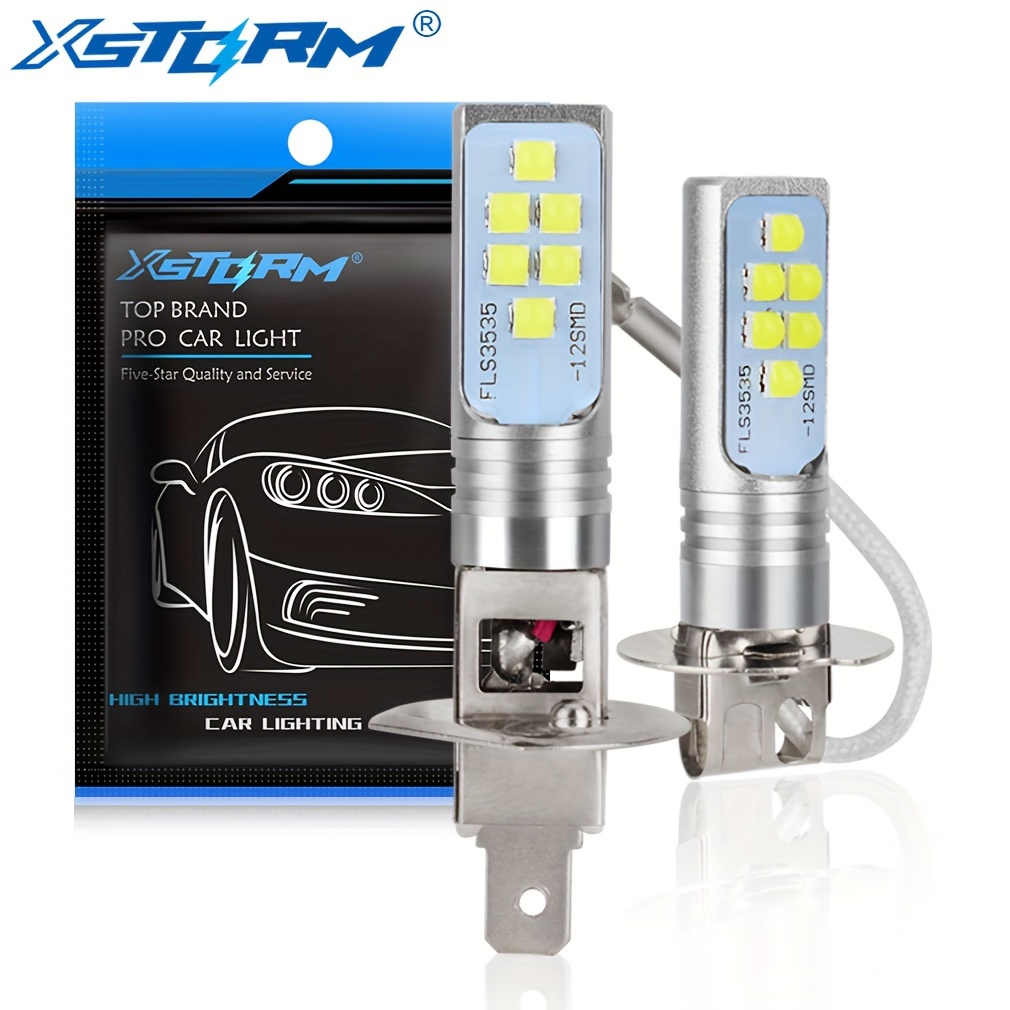 H1/h3-LED Glühbirne Nebelscheinwerfer, weißer Tag, Lauflampe für Auto