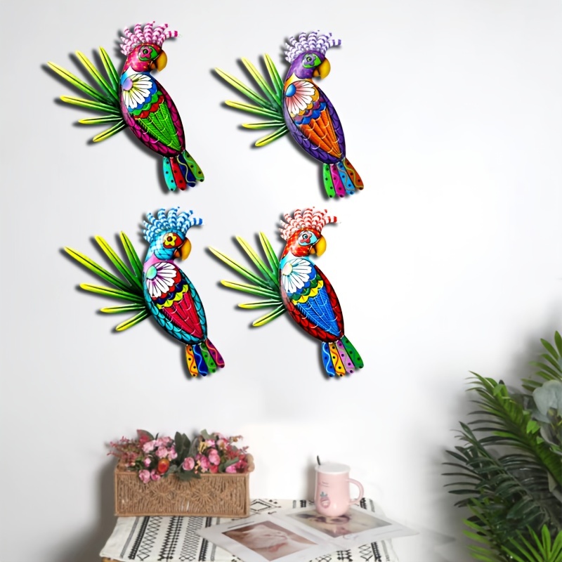 tropical bird wall sculptures Metal Bird Wall Sculpture Decoration Outdoor  Bird