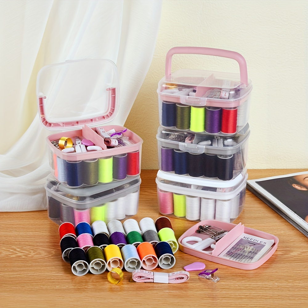 Needle And Thread Box Kit Portable Multifunctional Needle - Temu