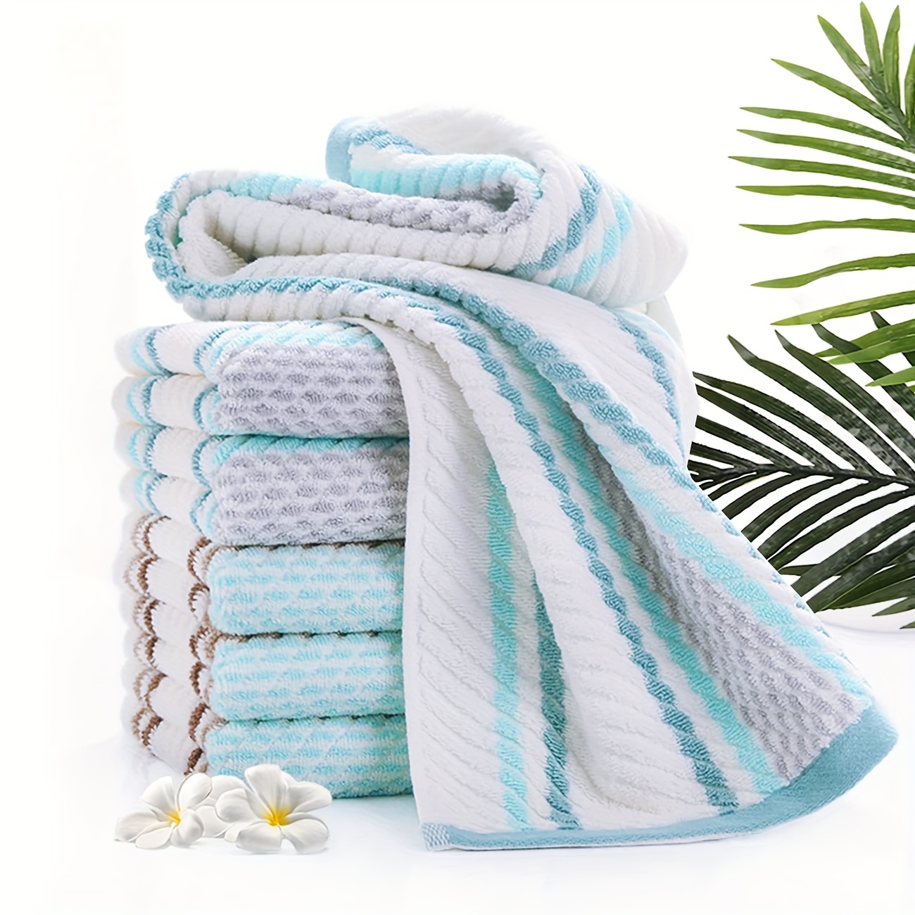 Bath Towels: Patterned, Decorative & Striped