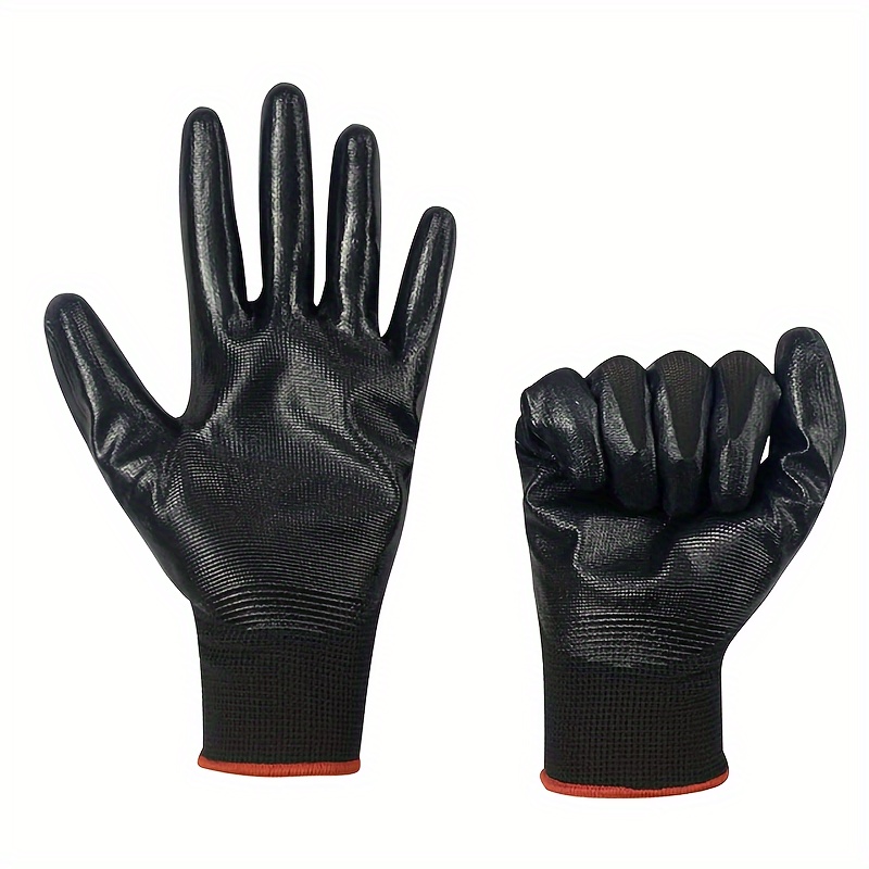 Gardening Gloves Set Breathable Rubber Coated Garden Gloves - Temu