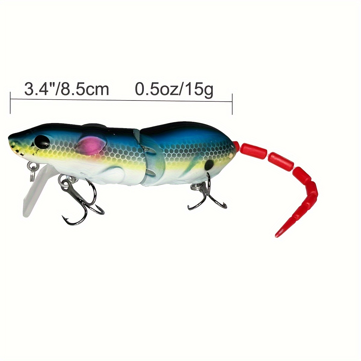  SUPVOX 150 Pcs Fishing Lures Catfish Lures Fishing Bait  Artificial Lures Fishing Gear Striped Bass Comprehensive Bait 7c : Sports &  Outdoors