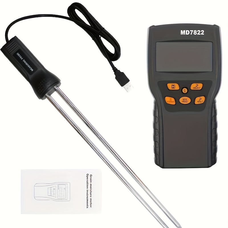 Digital Grain Moisture Meter, Humidity Tester for Wheat, Corn