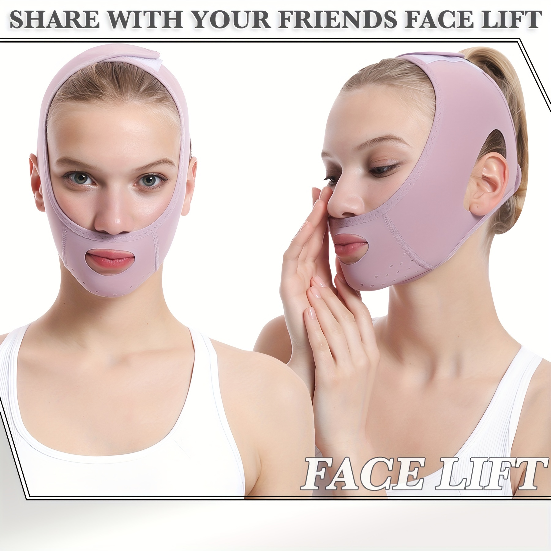 Face Lift Up Slimming Belt Thin V Face Mask Double Chin Facial