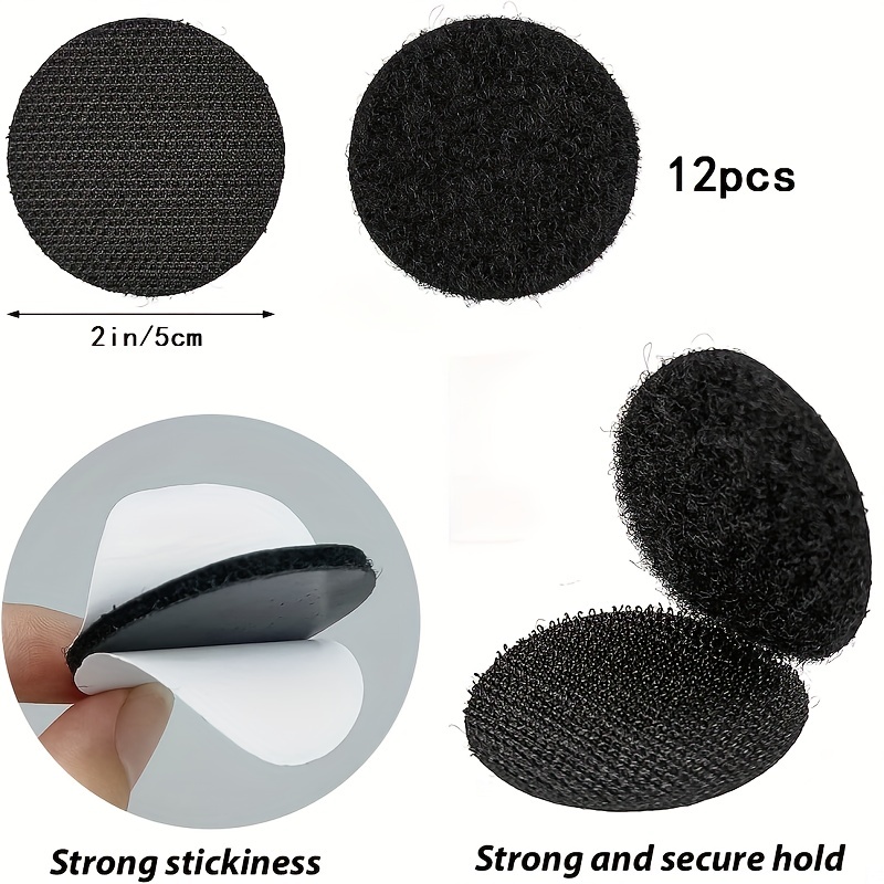 Sticky Back Hook Loop Dots Round Double sided Industrial - Temu