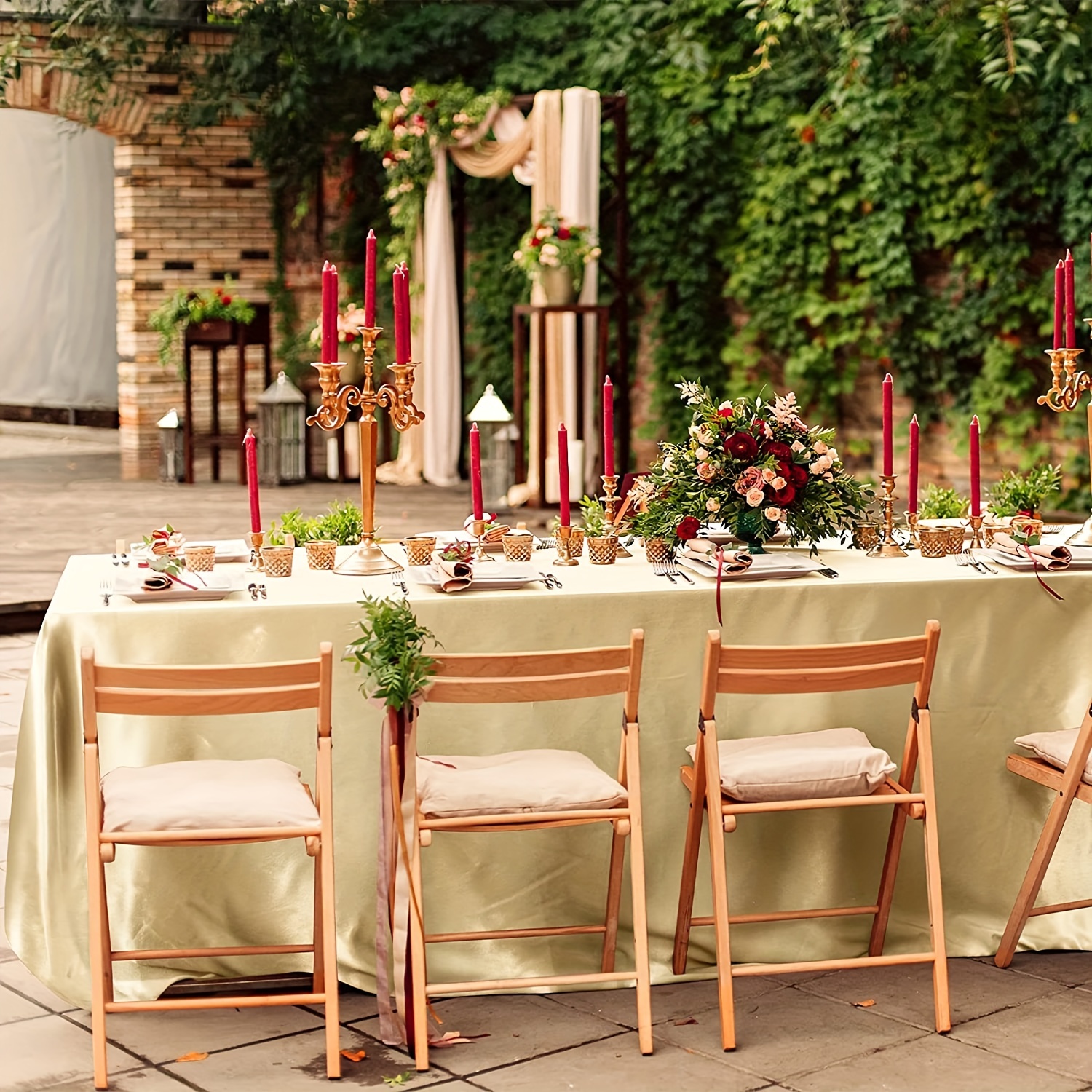 Waterproof Polyester Table Cloth Rectangle Style For Picnic Or Party