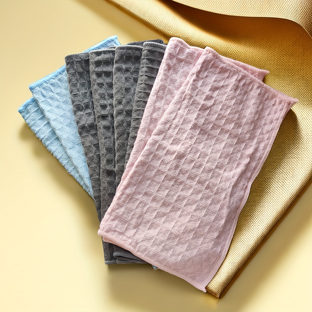 Waffle Dish Cloths Thin Squares Absorbent Quick Drying - Temu