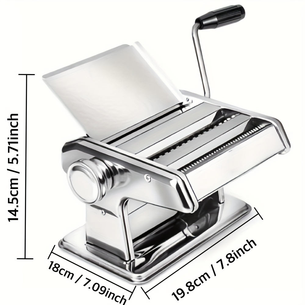 1pc Stainless Steel Manual Pasta Maker Noodle Roller Hand - Temu
