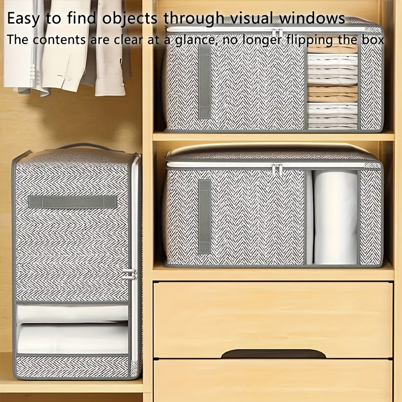 Visual Quilt Bedding Storage Closet Organizer Wardrobe Quilt