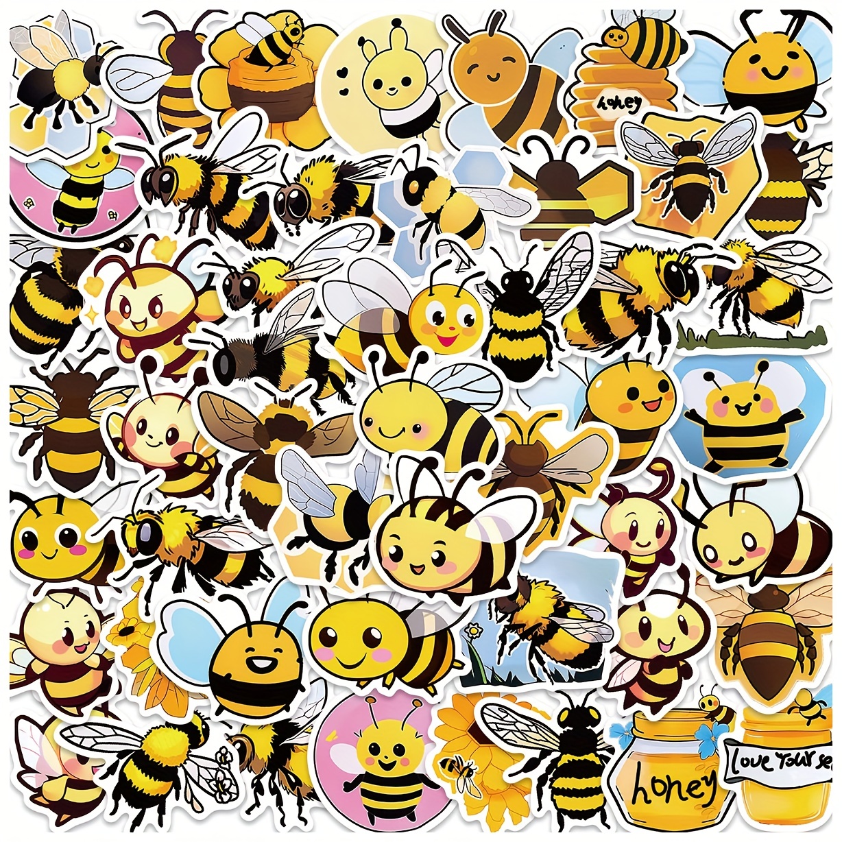 Cute Save The Bees Sticker Honey Bee Quote Stickers Laptop Aesthetic  Computer Water Bottle Decals - Yahoo Shopping