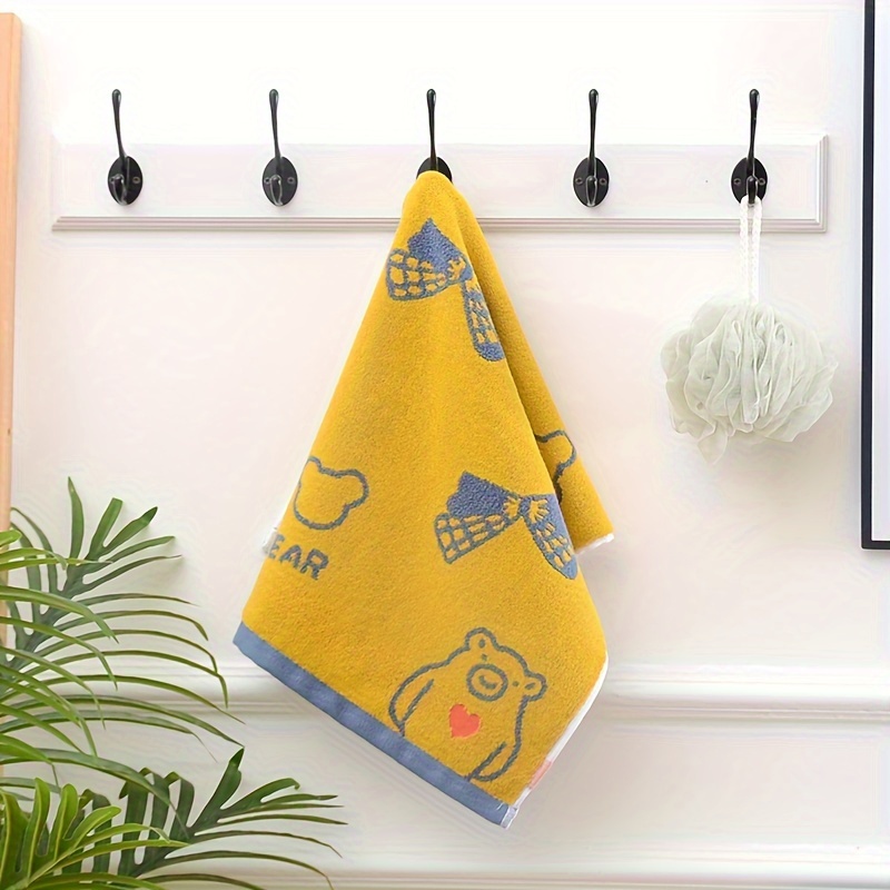 Cartoon Embroidered Hand Towel, Household Cotton Hand Towel, Soft Cute Face  Towel, Absorbent Towel For Home Bathroom, Bathroom Supplies, - Temu