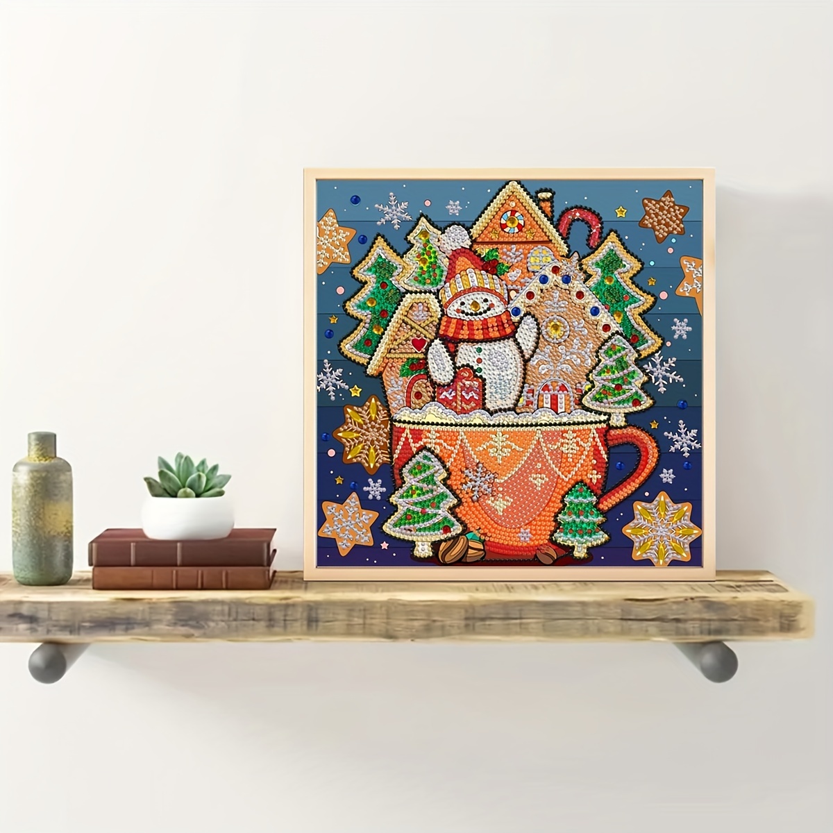 Diy 5d New Artificial Diamond Painting Digital Set Adult, Christmas Coffee  Pattern Diamond Painting Set Special Shape Crystal Diamond Part Diamond Art  Home Wall Decoration - Temu