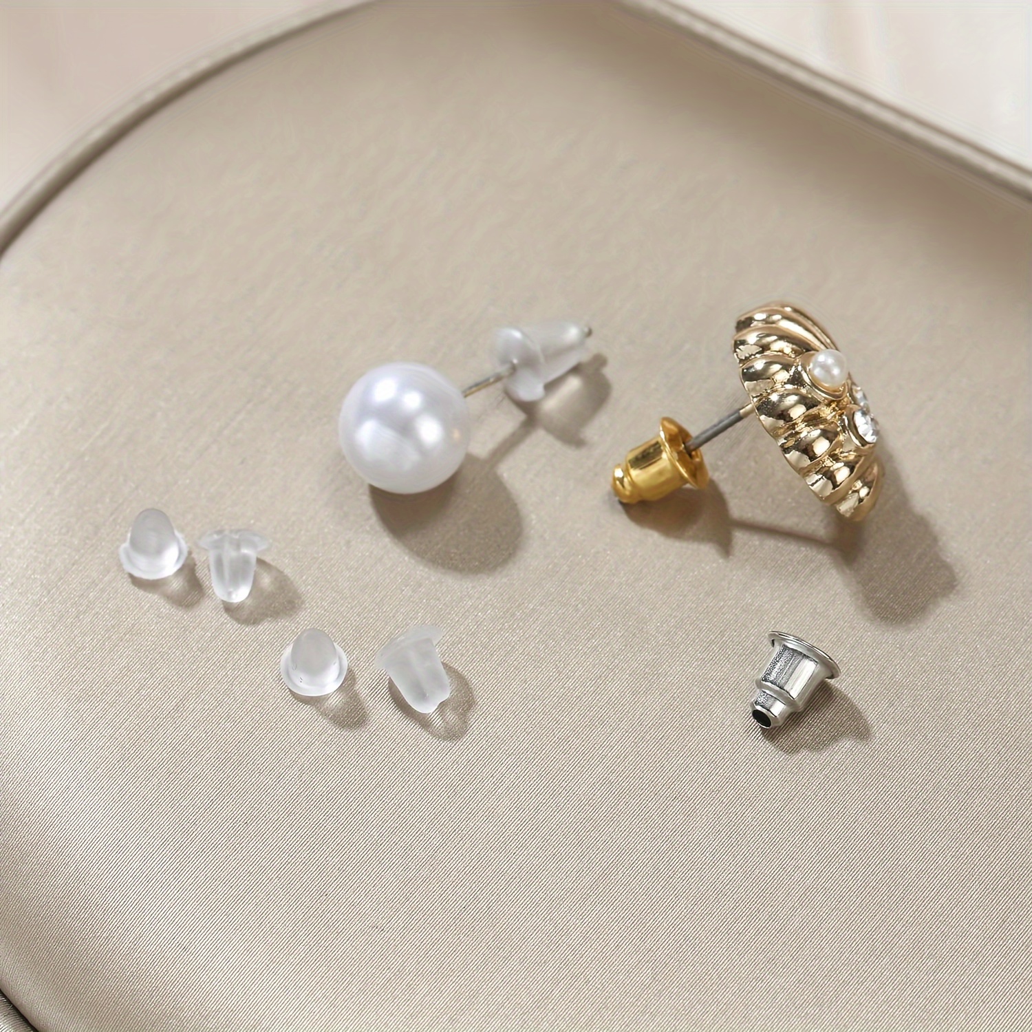 600pcs earring backs set 12 styles secure anti slip plastic Temu