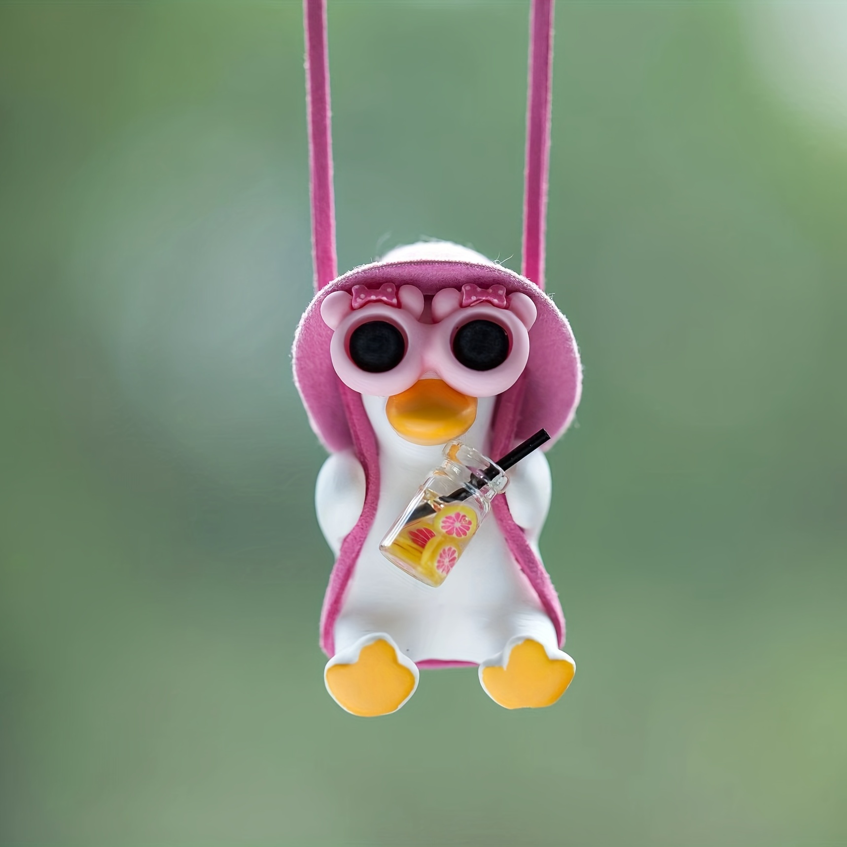 Car Accessories For Women Girl Of Swinging Duck Car Hanging - Temu