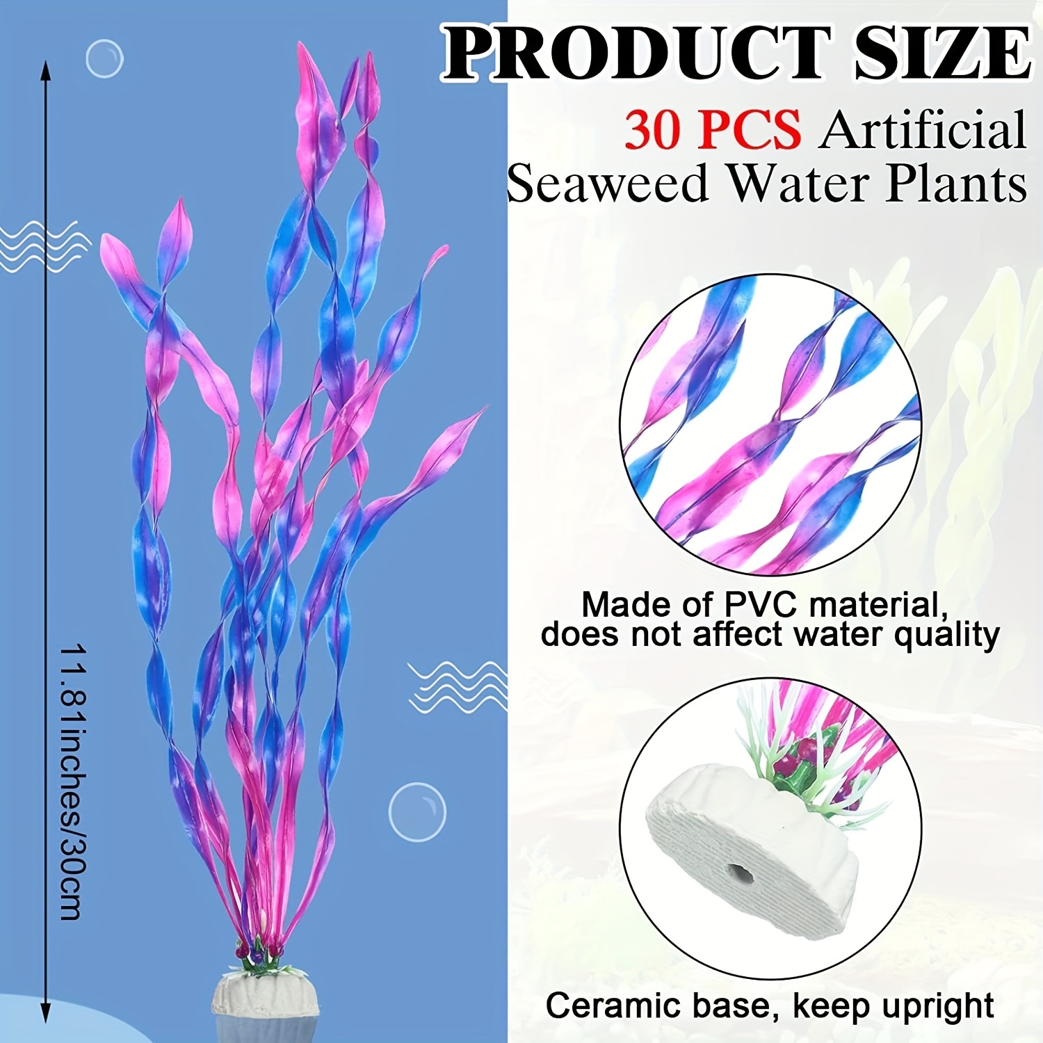 6pcs Artificial Seaweed Water Plants For Aquarium Plastic Fish Tank Plant  Decorations - Pet Supplies - Temu Philippines