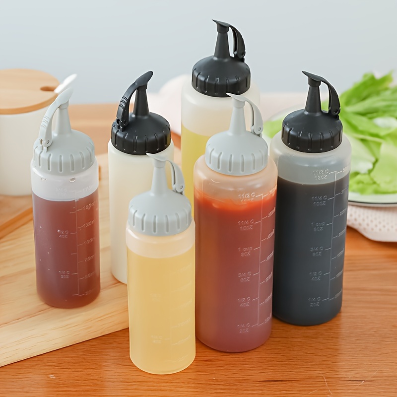 Squeeze Bottles Sauce Bottles Condiment Squeeze Bottles - Temu