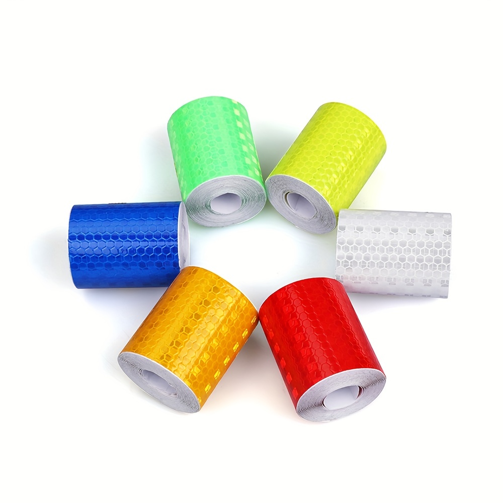 5cm*300cm Reflective Dot Stickerss For Car Bikes Helmets Motorcycle Warning  Safety Tape Strip Film Auto Reflector Dot Stickers From Tinamao910607,  $1.77