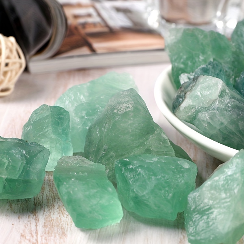 Light Green Fluorite Crystals Healing Crystals For Reiki - Temu