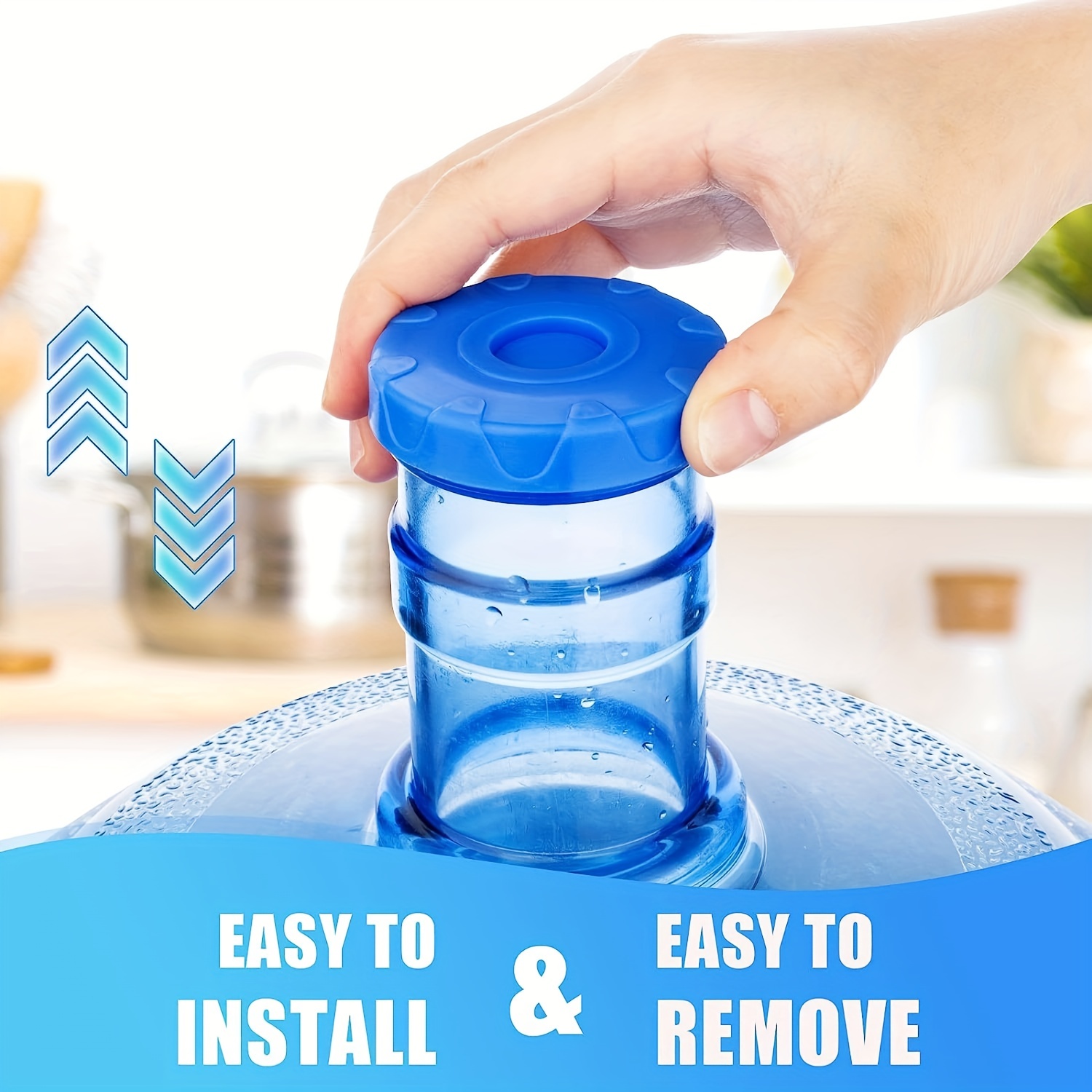 5 Gallon Water Bottle Reusable Caps Non Spill Water Bottle Caps