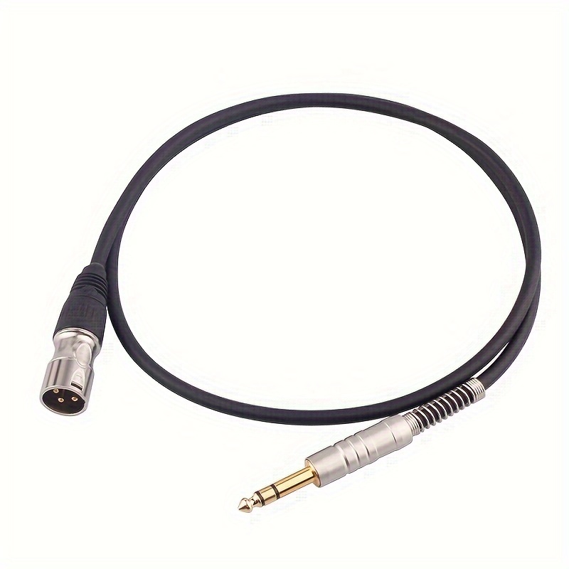 6.35mm TRS To XLR Jack Audio Cable 1/4 Inch TRS To XLR Patch Cable  Converter Interconnect Cable for Microphone Stage DJ Pro