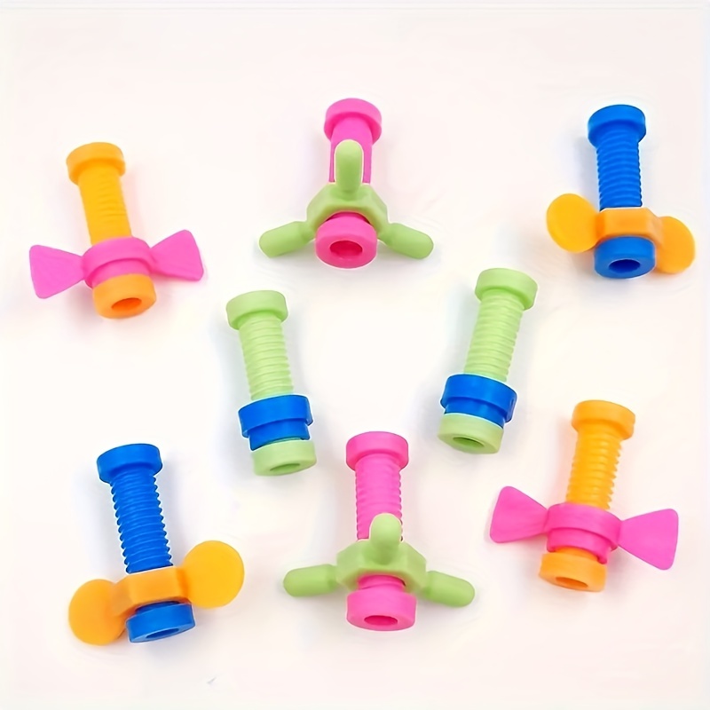 Colorful Fidget Toys Anti stress Spinning Pencil Topper - Temu