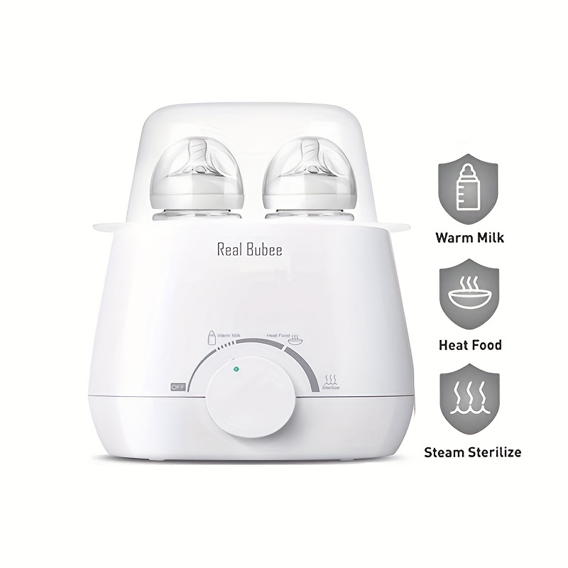 Calentador de biberones portátil 3 en 1, tecnología de ajuste de  temperatura múltiple para leche materna, agua, calentamiento instantáneo de  leche