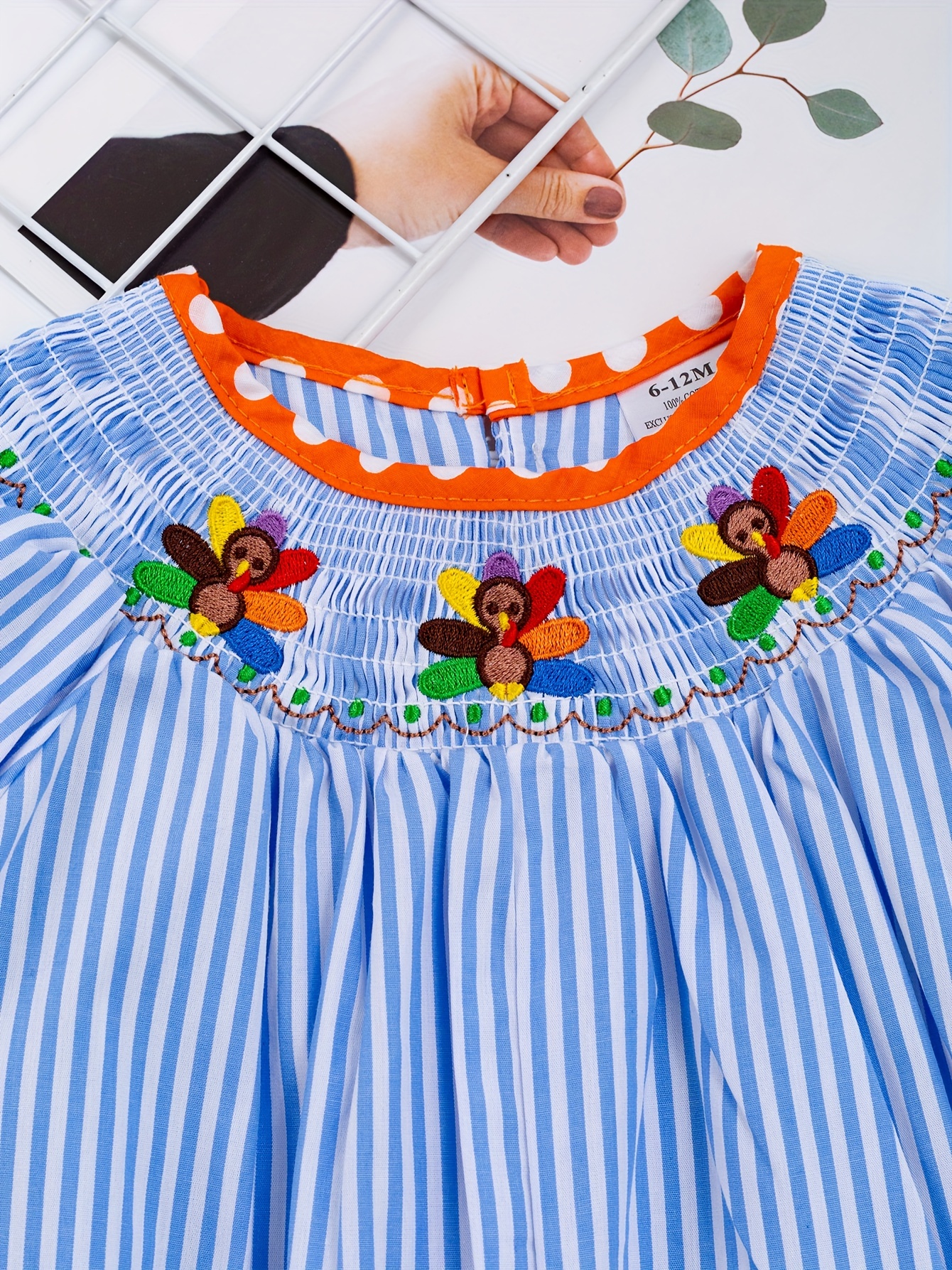 sister matching romper dress set stripe turkey Temu Bahrain