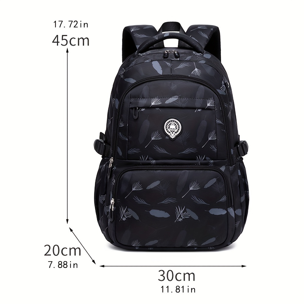 new printed waterproof schoolbag for girls spine protection backpack junior high school and high school student schoolbag