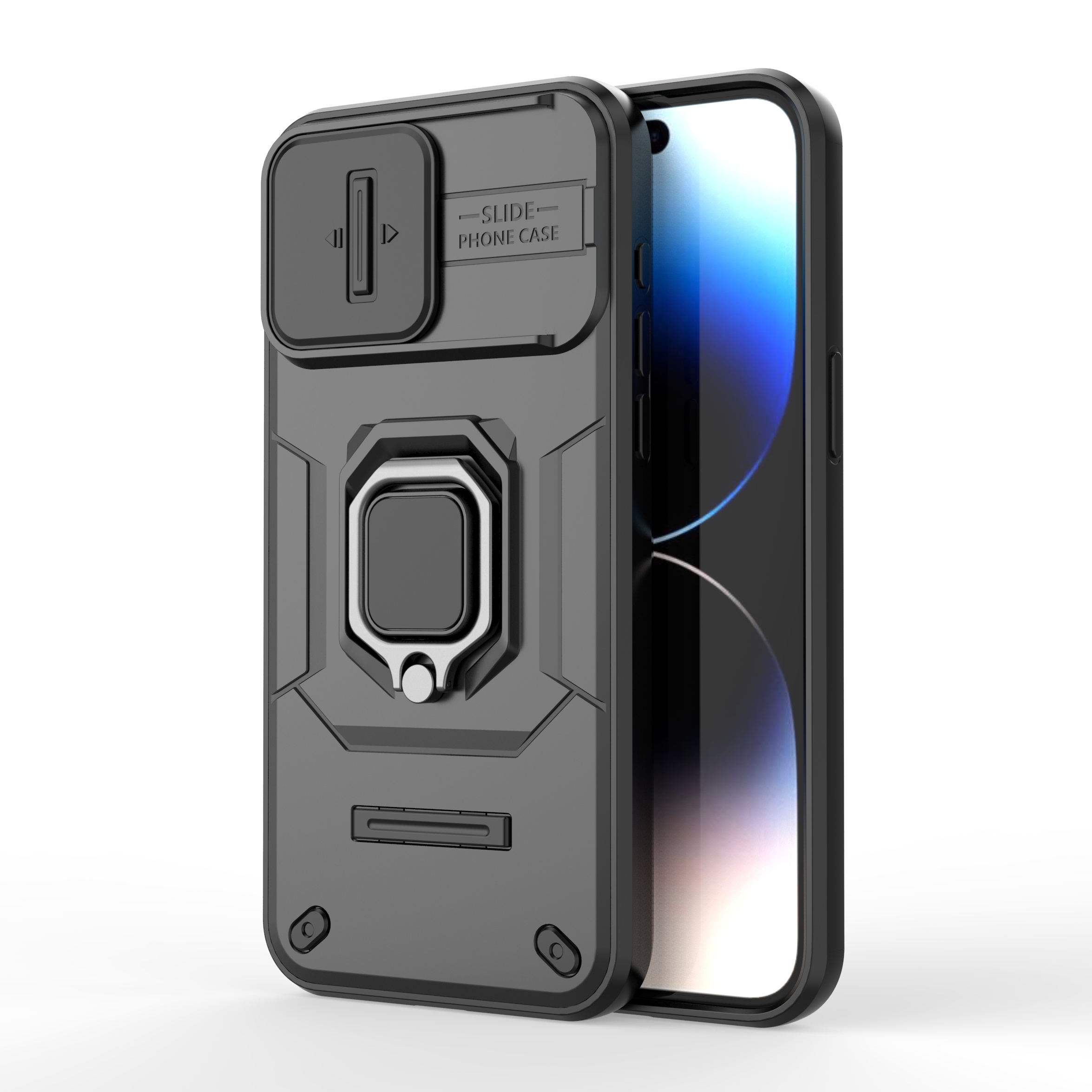 Funda Armored Magnetic MagSafe Color Matte para iPhone 14 Pro - púrpura - ✓