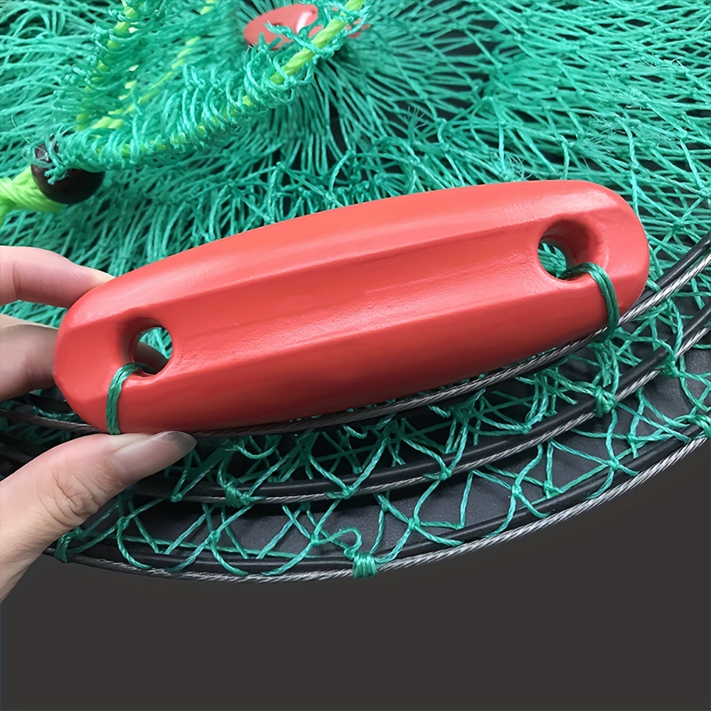 1pc Floating Fish Protection Net, Quick-drying Folding Fish Cage, Bold  Braided Fish Basket For Sea Fishing