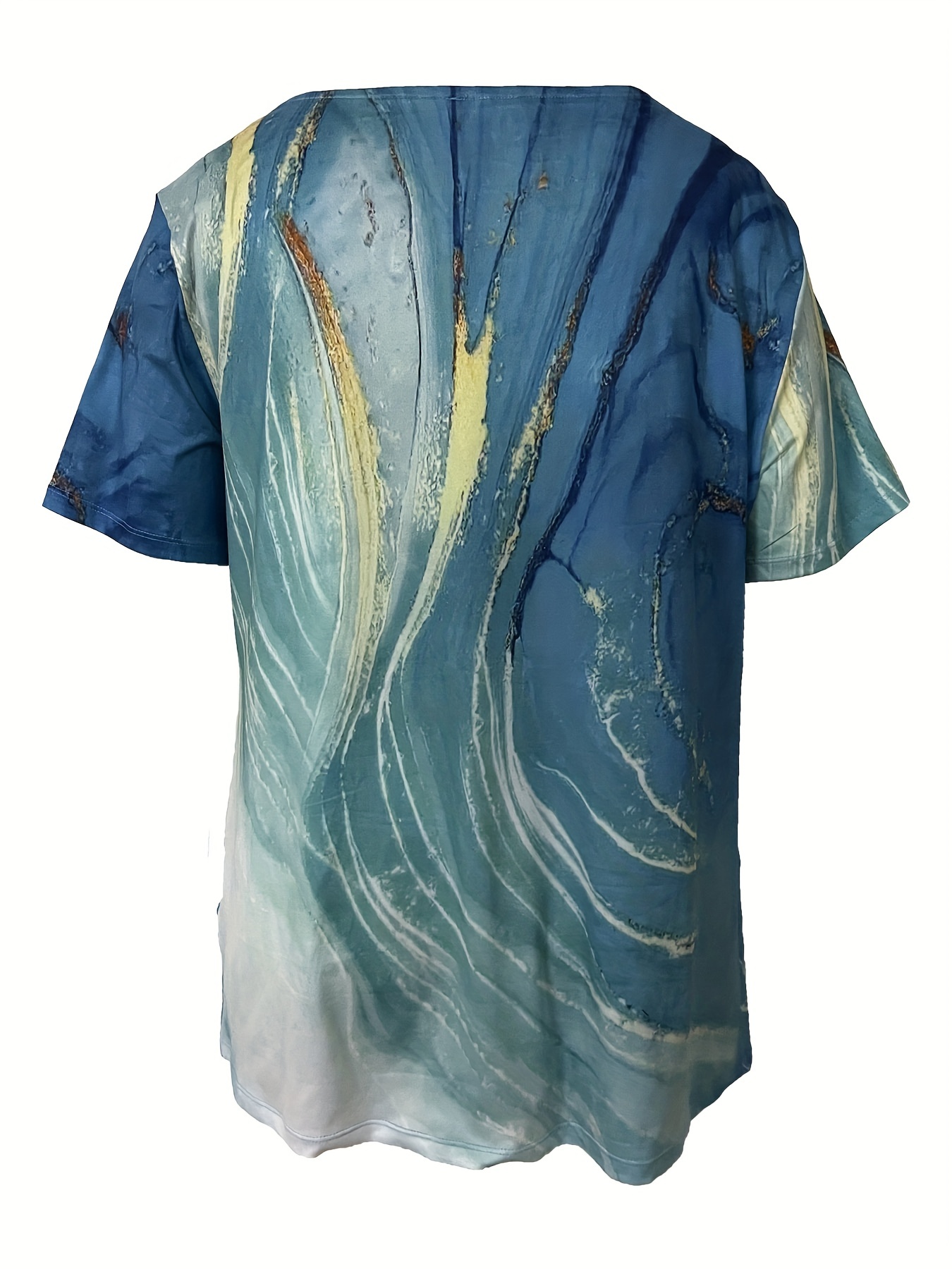 summer new european american 3d geometric abstract pattern