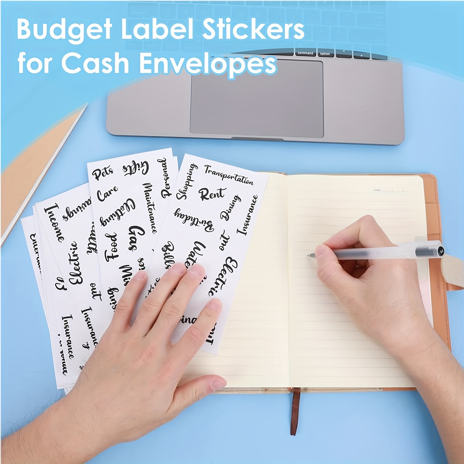 70 Gold Sticker for Envelopes - Budget Binder Labels to use on Cash  Envelopes for Budgeting - Budget Stickers for Planners - Budget Binder  Stickers
