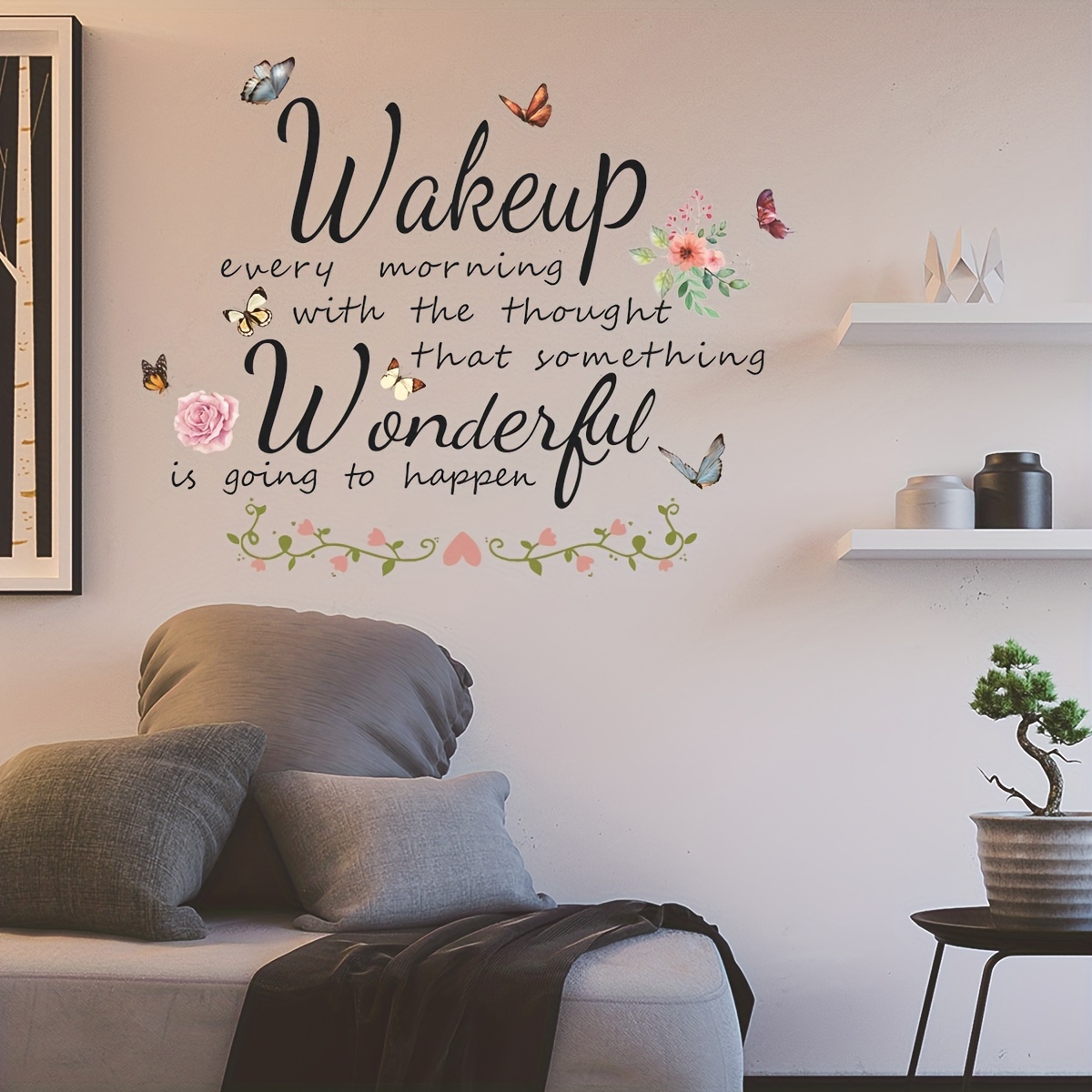 All Your Design 60.96 cm Decorative Wall Sticker Self Adhesive Sticker