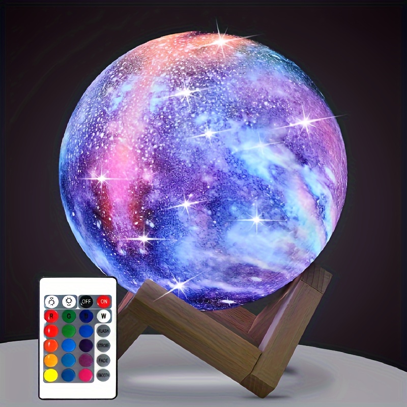 Starry Moon Lamp 2023 Upgraded Version Timing Function Pla - Temu