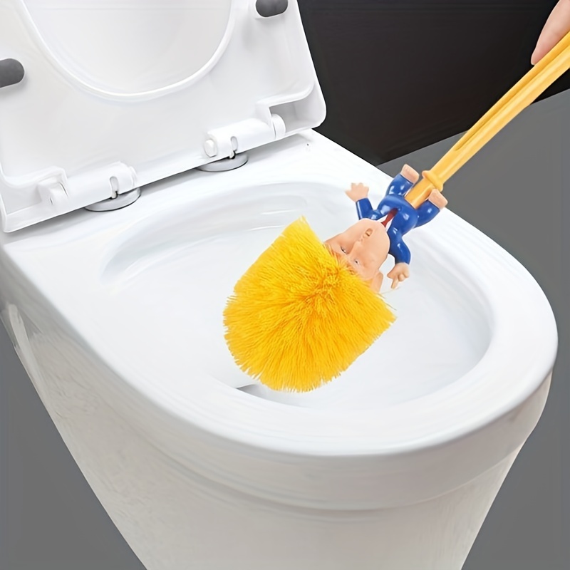 1pc Spoof Funny Bathroom Trump Toilet With Handle Cleaning Brush  Dishwashing Brush Bathroom Stuff Bathroom Accessories Bathroom Appliances  Bathroom Gadgets Bathroom Stuff Bathroom Utensils, Shop Now For  Limited-time Deals