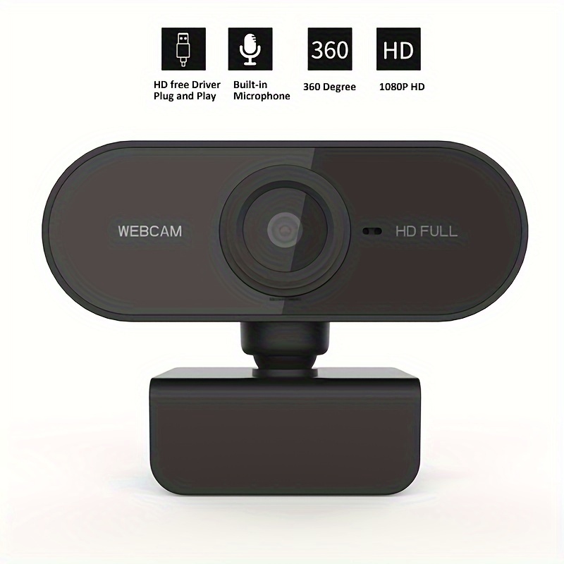 Webcam Micrófono Enfoque Manual Alta Definición 4k Trípode - Temu
