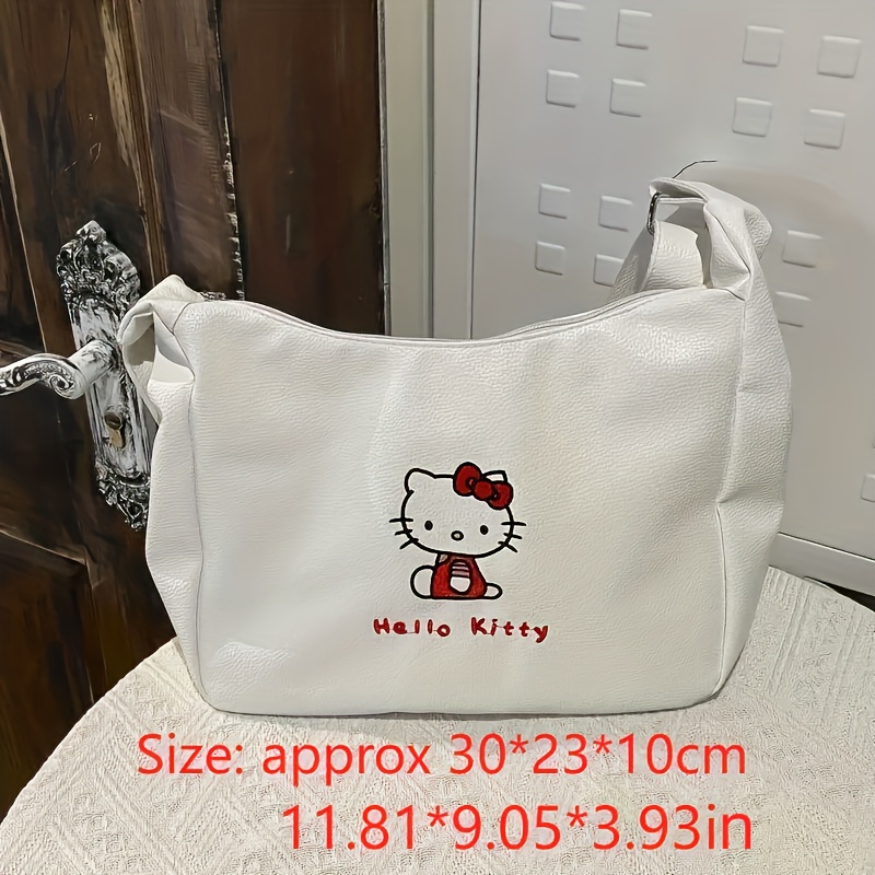 Sanrio Hello Kitty Bags New PU Luxury Designer Handbags Women Y2k Fashion  Babes Shoulder Messenger Bag Female Tote Travel Bags