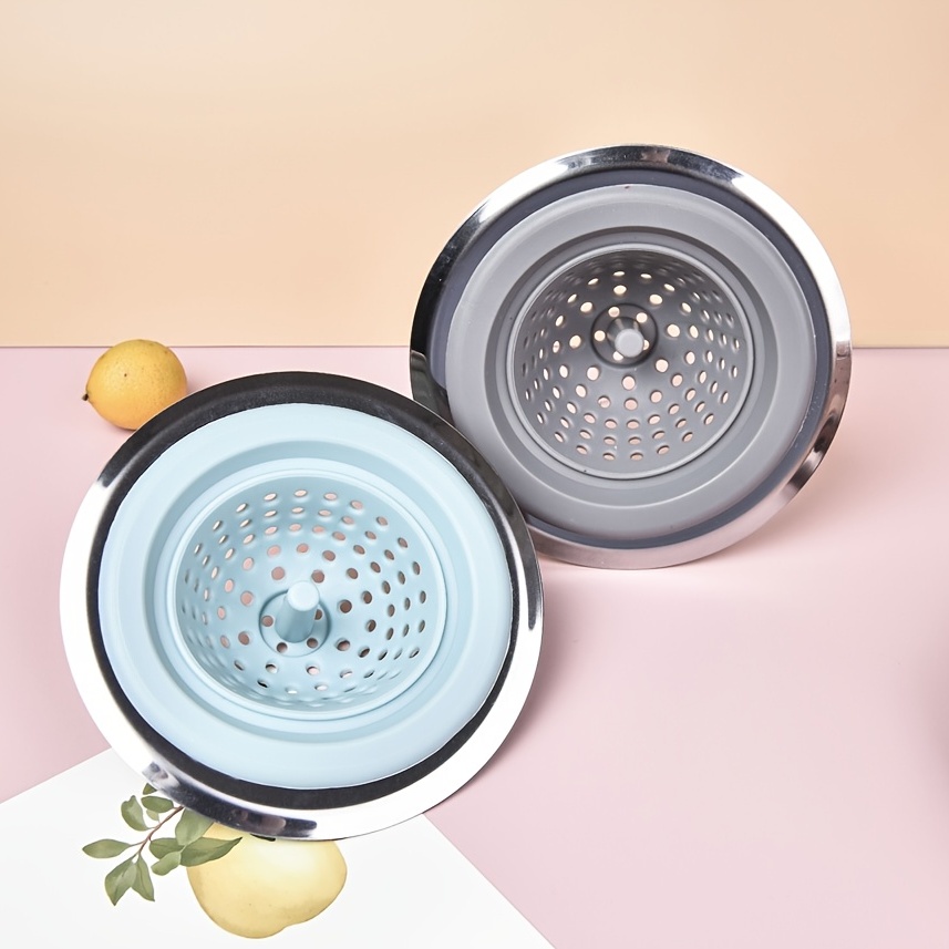 1pc Silicone Sink Strainer Drainer For Pasta Ground Beef Vegetables