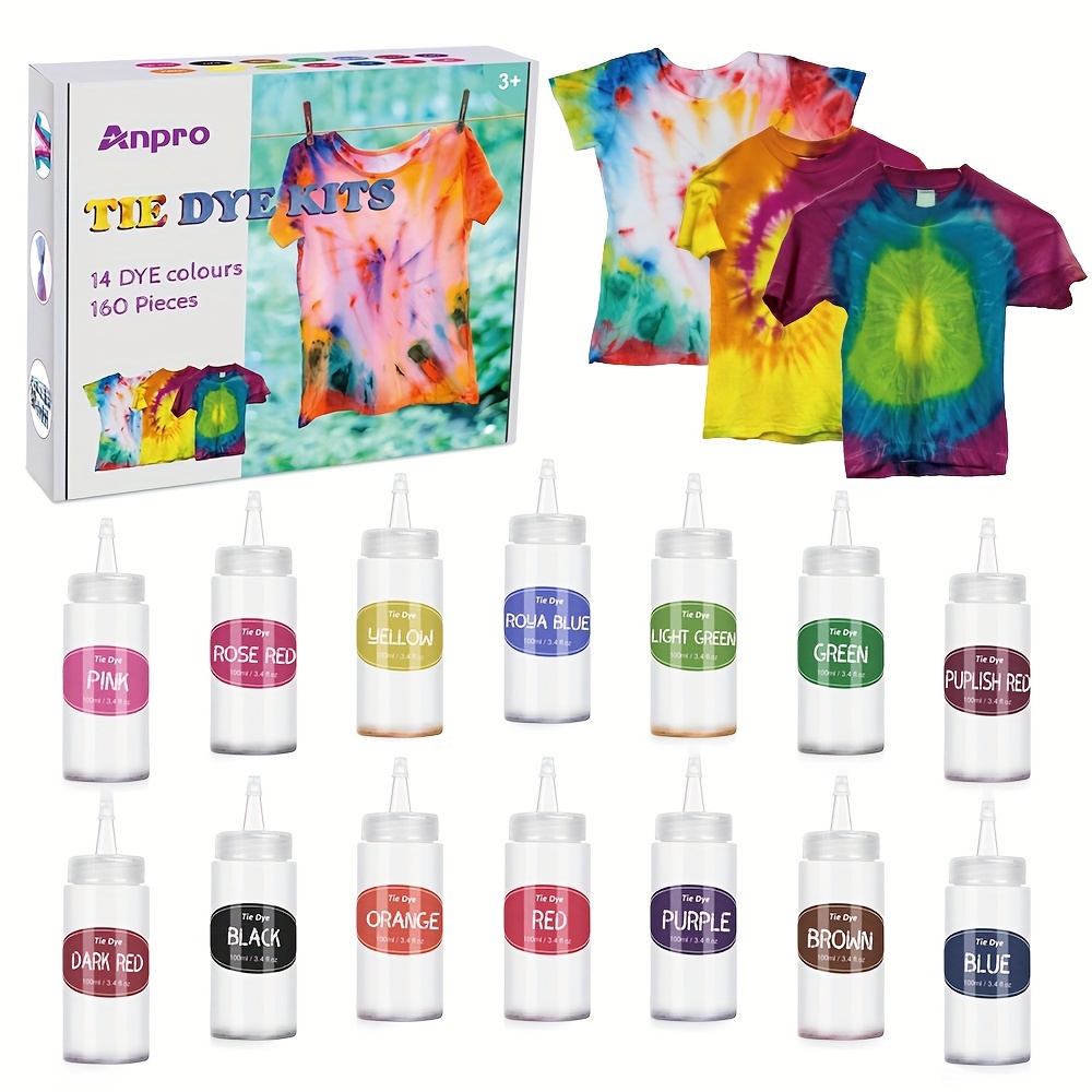 Tie Dye DIY Pigment Handmade For Toddler Fabric Textile Colours