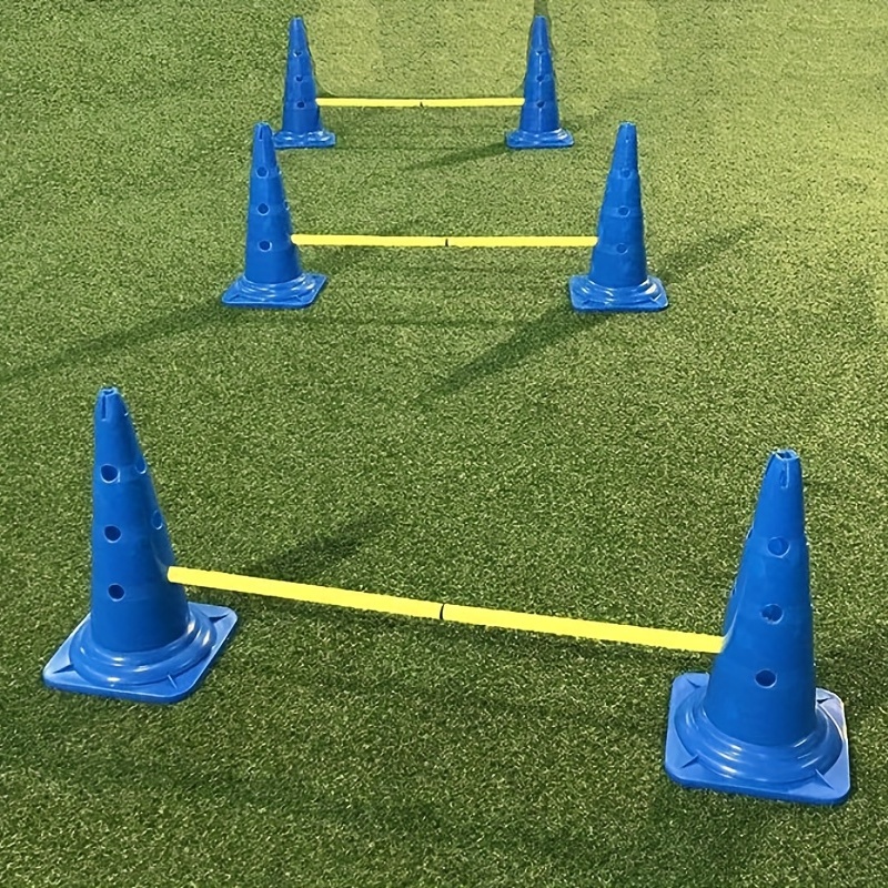 Traffic Cone Pole Set: Football Training Equipment