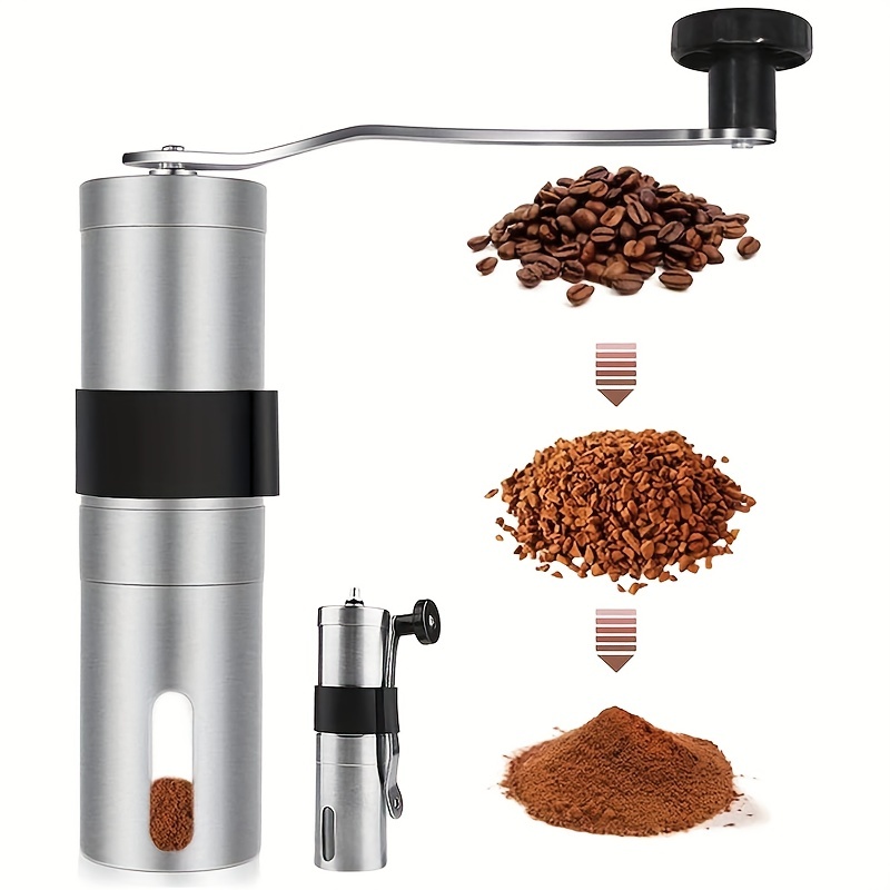 Manual Coffee Bean Grinder Mini Stainless Steel Hand Handmade Mill Kitchen  Tool