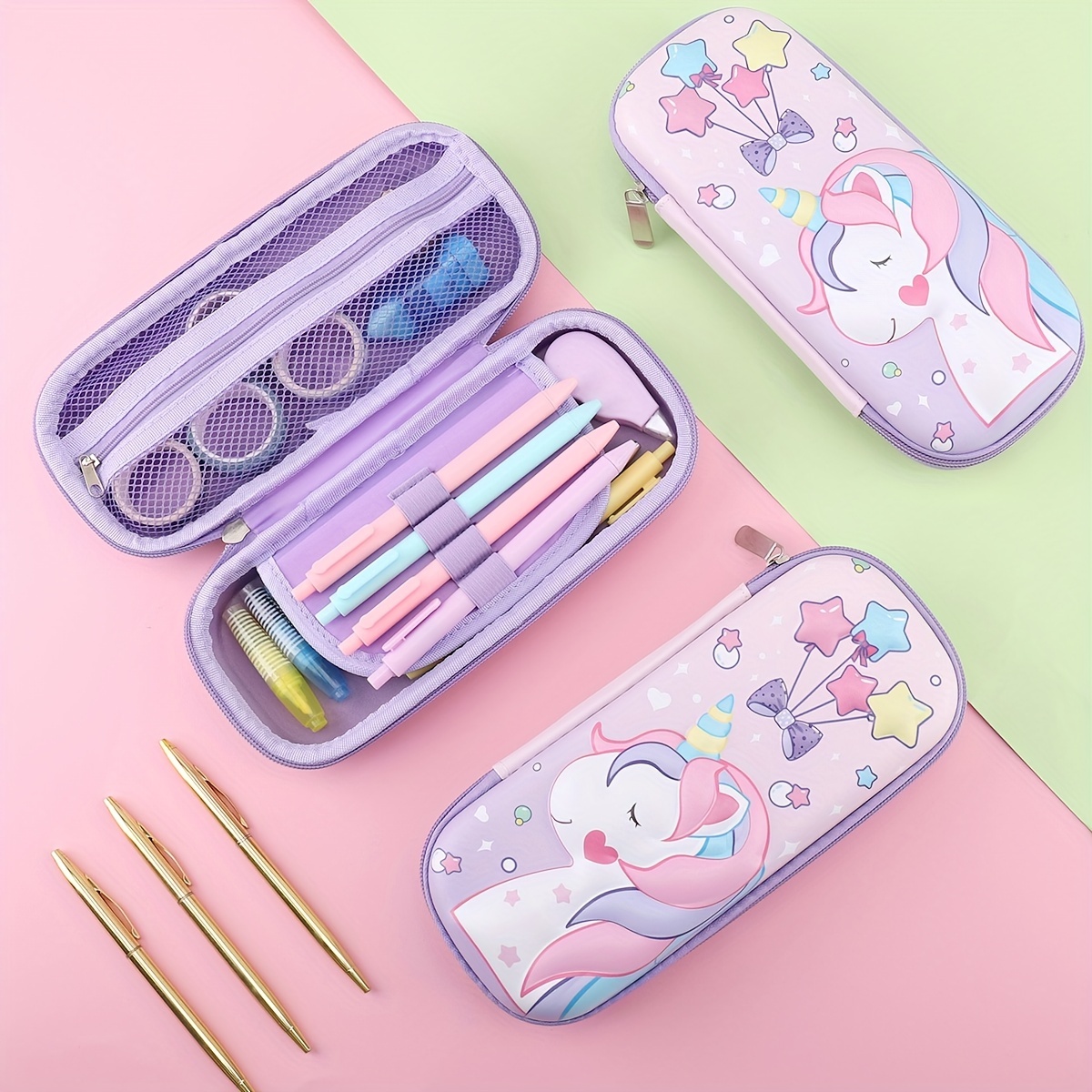 EVA Pencil Case Pencil Boxes Pen Case Kawaii Fancy Pencil Case