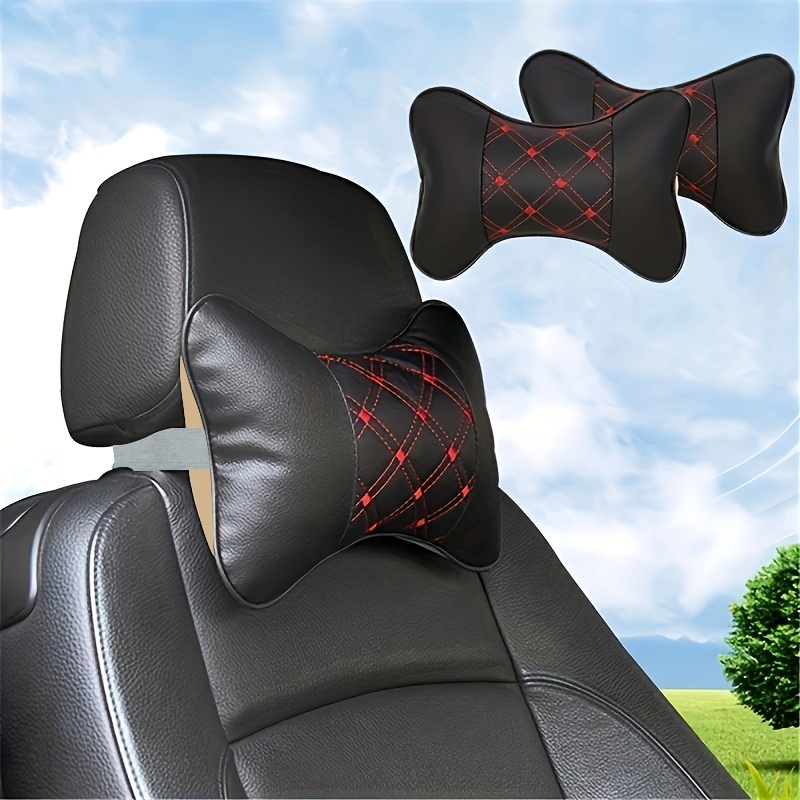 Cool Funny Polyester Car Seat Headrest Cover, Three-hole Mask Pillowcase, Car  Interior Decoration Accessories, Warm Mask Headcover - Temu Austria