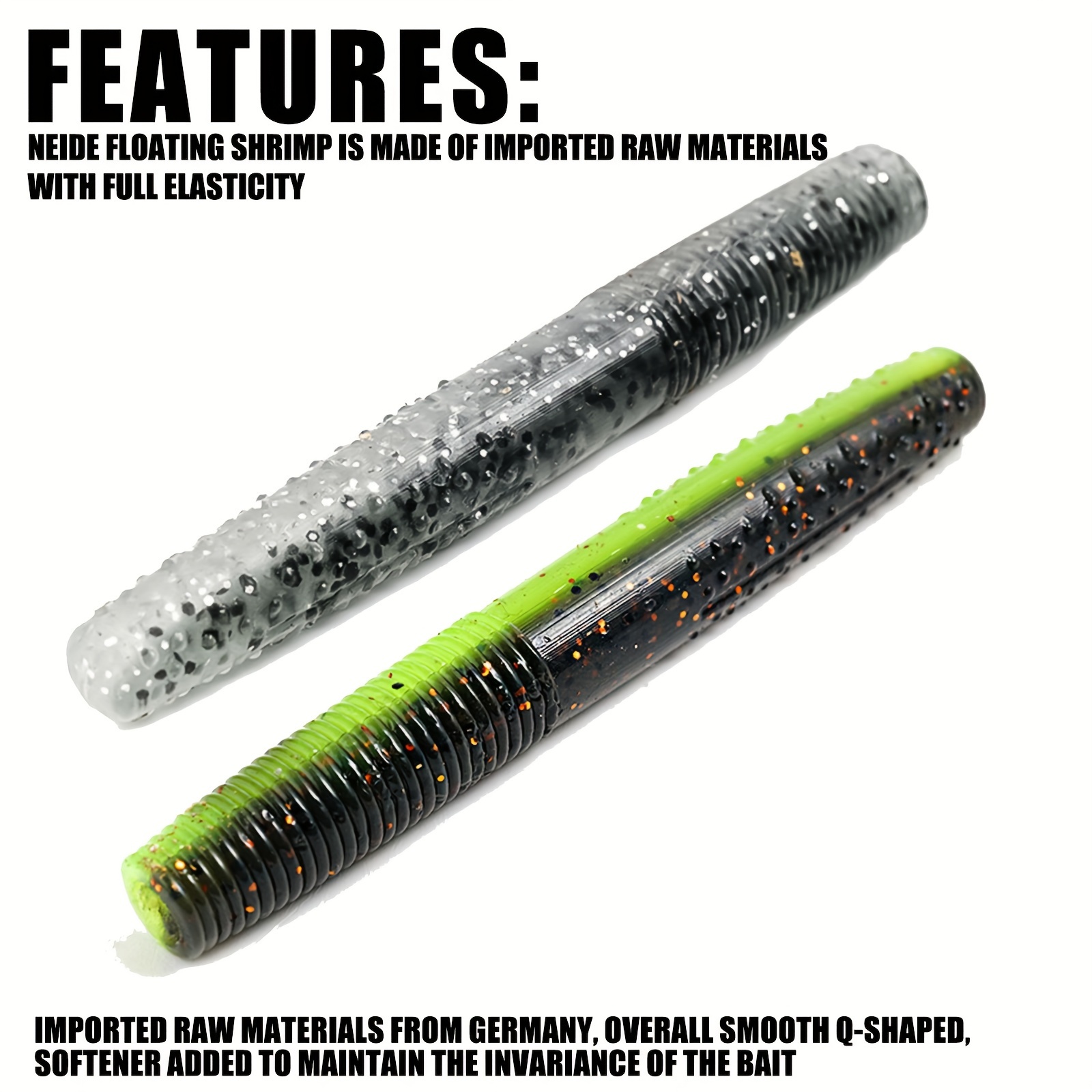 Bionic Soft Worms Bass Fishing Lure Artificial Bait - Temu