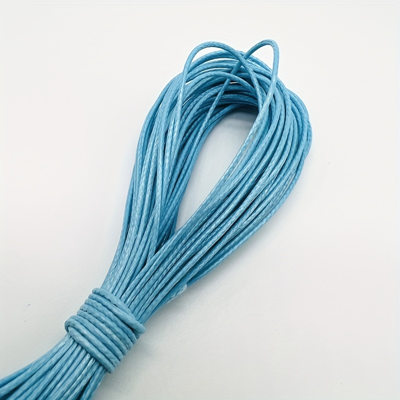 Fugacal 1mmx160m Wax Rope Environmentally Friendly DIY Hand‑Woven  Waterproof Waxed Wire Cord Thread,Wax String,Waxed Thread