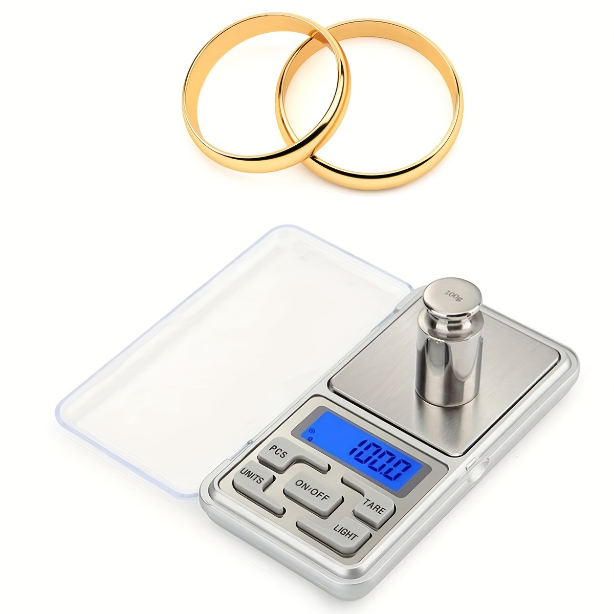 Portable Mini Precision Gram The Scales With Ring Keychain 100g