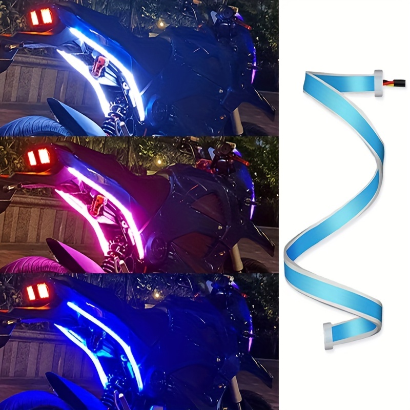 2pcs LED DRL Auto Tagfahrlicht Flexible Wasserdichte Streifen Auto-Scheinwerfer  Blinker, Bremsflusslichter 12V - Temu Switzerland
