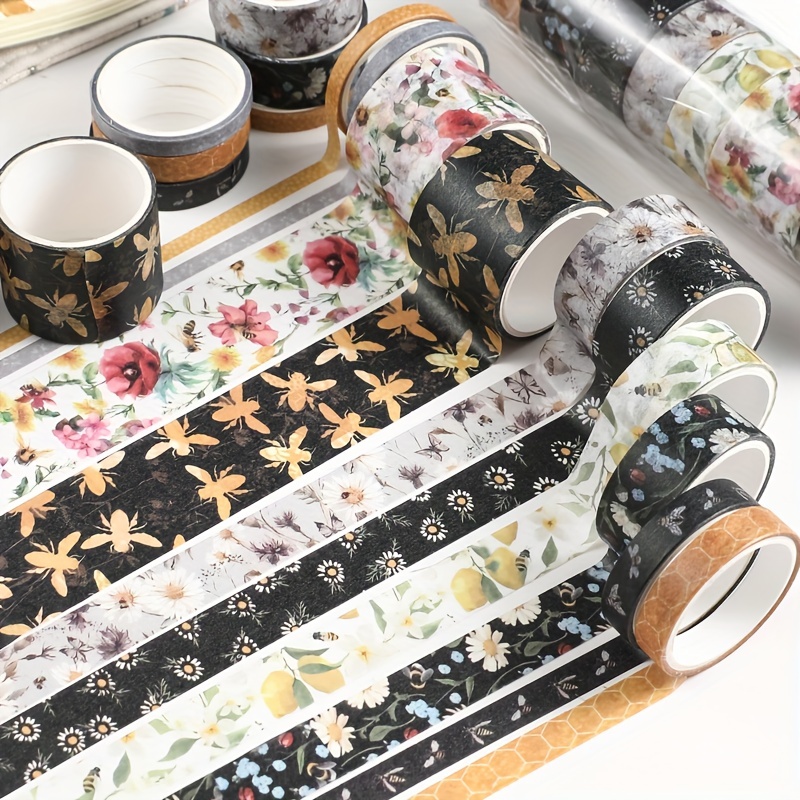 6 Unids/set Flor Planta Washi Cinta Decorativa Cinta - Temu