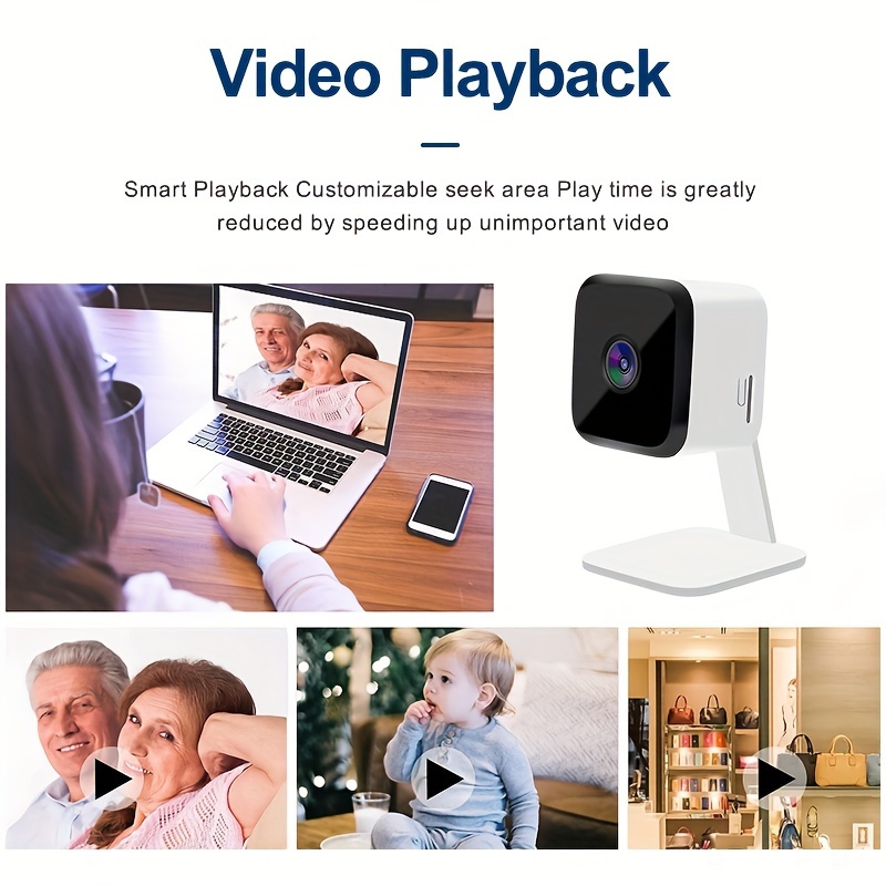Caméra IP WiFi pour la Maison, Commerce, Surveillance Enfant